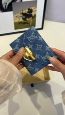 Luxury Denim Embellished Capucines Mini Bag