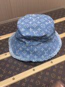 Luxury Denim Embellished Capucines Mini Bag