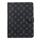 Elegant Monogram Canvas Flip Cover Apple iPad Protective Leather Case