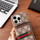 Lou GG Card Holder Chain iPhone Case