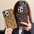 Lou Card Holder Leather iPhone Case