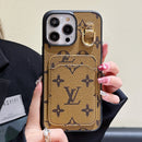 Lou Card Holder Leather iPhone Case