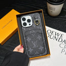 Lou Card Holder Leather iPhone Case