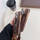 Lou Gold Cover Crossbody iPhone Case