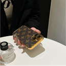 Lou Classic Monogram iPhone Case With Electroplated Gold Edges