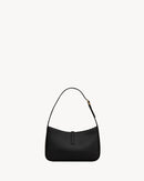 Saint Laurent Le 5 à 7 Patent Leather Hobo – Burgundy Elegance