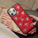 Lou Gold Leather iPhone Case