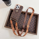 Lou Gold Cover Crossbody iPhone Case