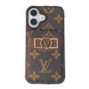 Lou Card Bag Gold Logo iPhone Case