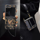 Samsung Luxury Leather Galaxy Z Flip 5/4/3 Case