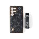 Advanced Leather Samsung Phone Case with Wallet and Strap.