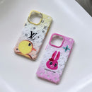 Lou Duck & Rabbit Square iPhone Case