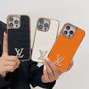 Lou Diamond Logo Rose Gold iPhone Case