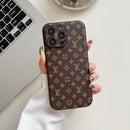Lou Classic Color Leather iPhone Case