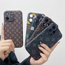 Lou Classic Color Leather iPhone Case