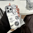 BB Black & Silver iPhone Case