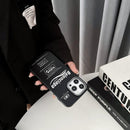 BB Black iPhone Case