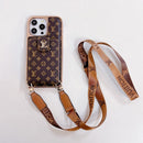 Lou Gold Cover Crossbody iPhone Case