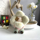 Cute Sunflower Plush Keychain – Vivian Doll Bag Charm for Women, Car & Backpack Decoration