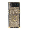Samsung Galaxy Z Flip6/5/4/3 5G Square Case "Pyrite Ring"