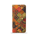Vintage  Floral seasons Leather Wallet Case  – Boho Chic Protection for iPhone Case