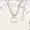 Designer Letter CC Necklace