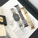 EMBOSSED METAL APPLE WATCH STRAP