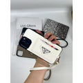 Pra Four Colors Card Bag iPhone Case