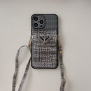 Pra Weave Card Bag Crossbody iPhone Case