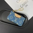 Luxury  Monogram Coin Pouch – Stylish & Compact Keychain Wallet