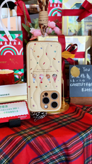 Feather-light Cozy: Chic Cookie-Inspired iPhone Case for Trendsetters
