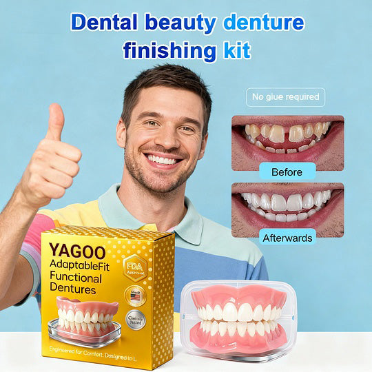 🔥🔥The Best Thanksgiving Gift🎁: 70% OFF! Yagoo™ Custom Custom-Fit Full Functional Dentures – Made in the USA & FDA-Certified