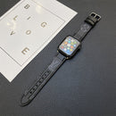 APPLE WATCH STRAP STITCHING MONOGRAM LEATHER