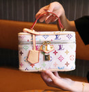 Vintage-Inspired Box hand bag – Elegant Monogram Tote Box