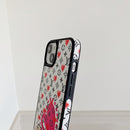 Lou Balloon & Heart Leather iPhone Case
