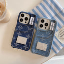 Lou Jeans Pattern iPhone Case