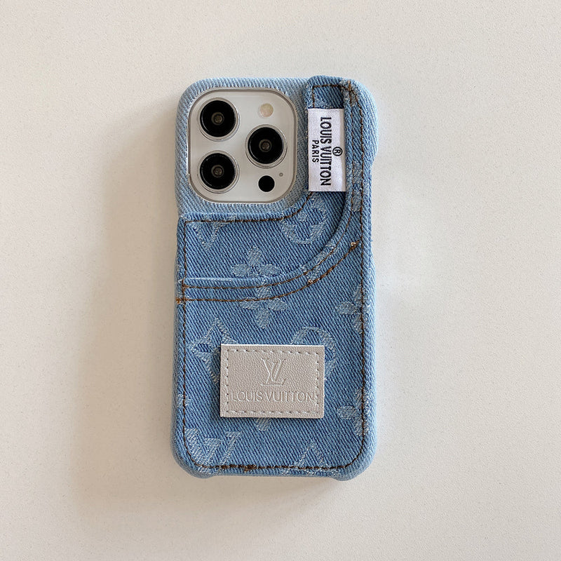 Lou Jeans Pattern iPhone Case