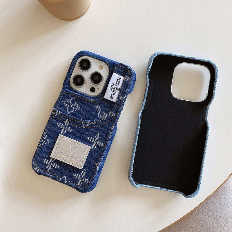 Lou Jeans Pattern iPhone Case