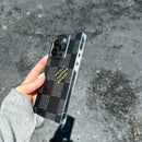 Lou Black & White Sqaure iPhone Case