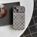 Lou Brown & Black Classic Leather iPhone Case