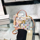 Vintage-Inspired Box hand bag – Elegant Monogram Tote Box