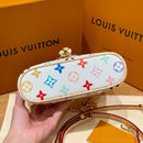 Vintage-Inspired Box hand bag – Elegant Monogram Tote Box