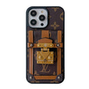 Lou GG Card Holder Chain iPhone Case