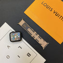 APPLE WATCH STRAP STITCHING MONOGRAM LEATHER