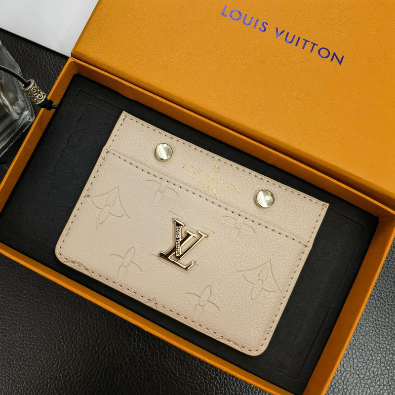 LV Signature Slim Card Holder Wallet