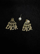 D!0r pearl diamond earring