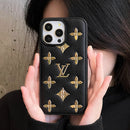 Lou Gold Leather iPhone Case