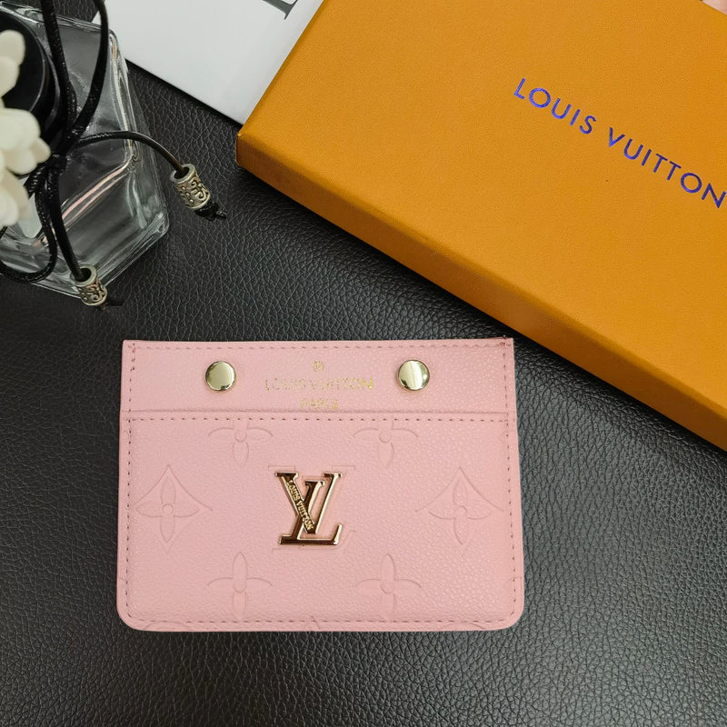 LV Signature Slim Card Holder Wallet