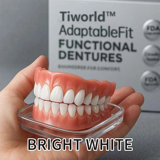 👵Health America Subsidized Product |Tiworld™ AdaptableFit Functional Dentures – Made in the USA & FDA-Certified