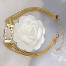 Luxury Brand CC Pendant Necklace Choker